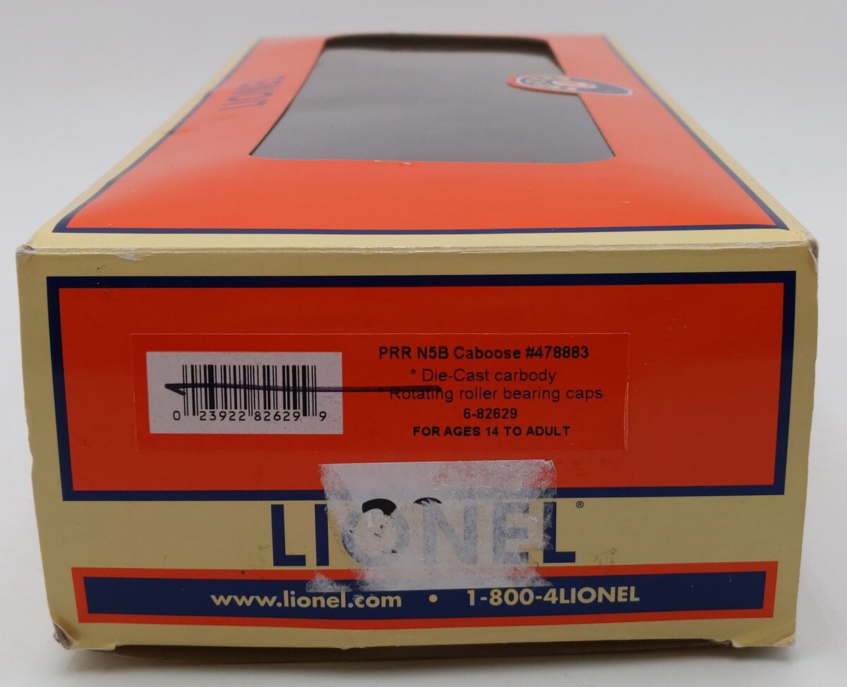 Lionel 6-82629 Pennsylvania N5B Cupola Caboose w/Lights & Smoke #478883 LN/Box