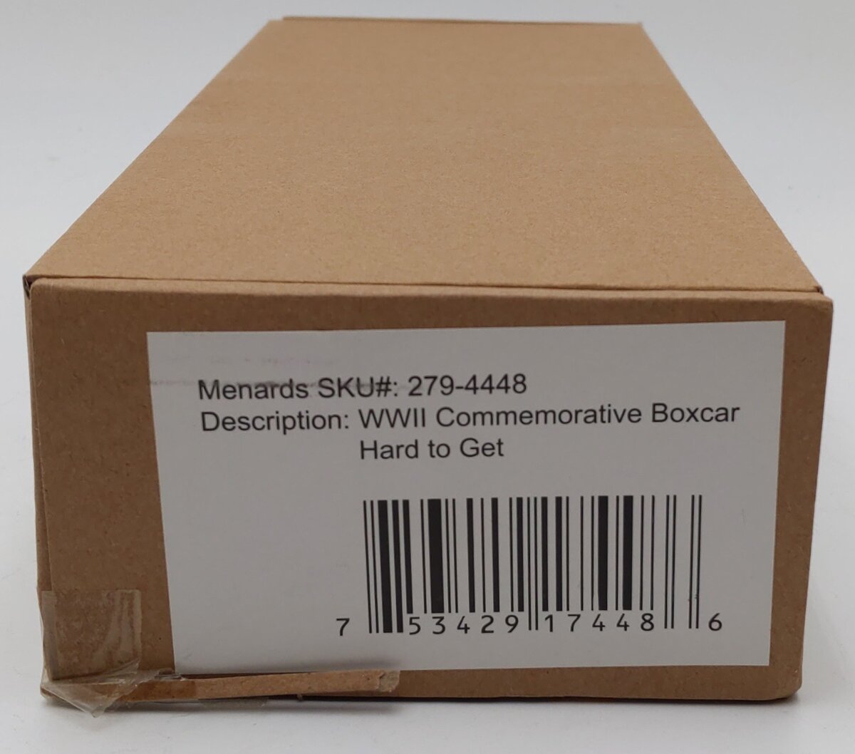 Menards 279-3626 O "Hard To Get" WWII Commemorative Boxcar #11953 LN/Box