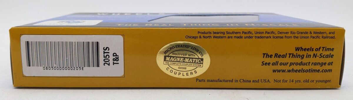 Wheels of Time 205TS N Scale Texas & Pacific Baggage Car Set of 2 LN/Box