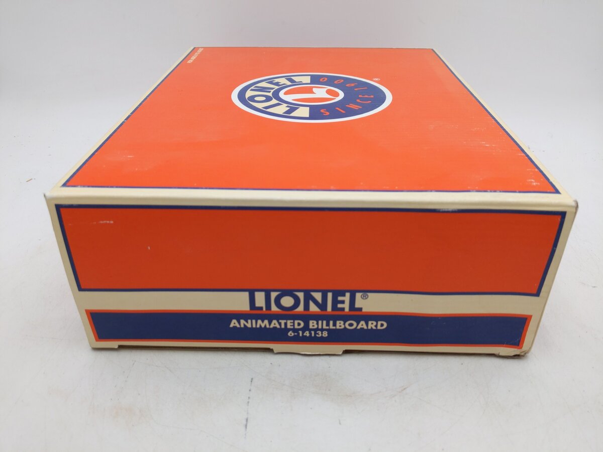 Lionel 6-14138 Snap On Animated Billboard & Transformer Set EX/Box
