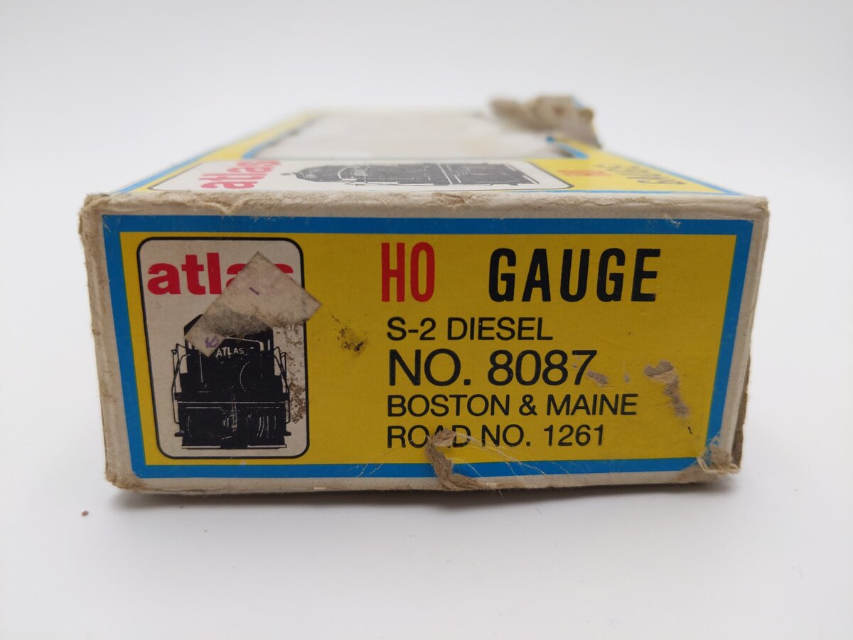 Atlas 8087 HO Boston & Maine S-2 Diesel Engine #1261 EX/Box