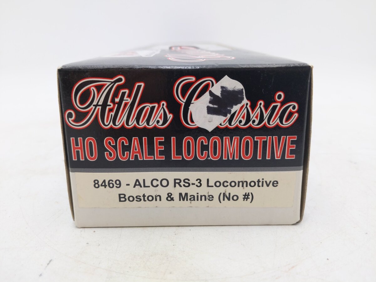 Atlas 8469 HO Scale Boston and Maine Alco RS-3 Locomotive EX/Box