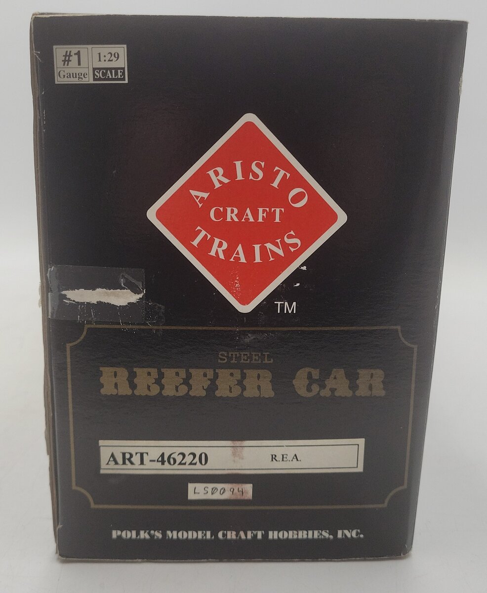 Aristo-Craft 46220 G Scale REA Steel Reefer Car EX/Box