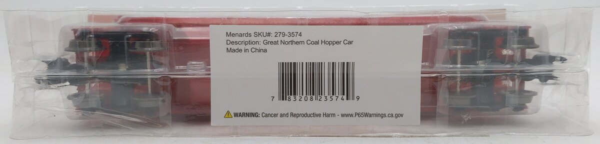 Menards 279-3574 O Gauge Great Northern Hopper Car #10177 MT/Box