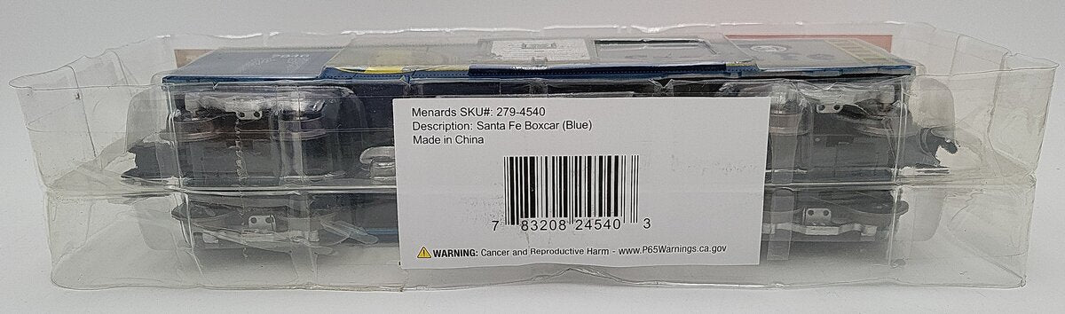Menards 279-4540 O Gauge Santa Fe Box Car NIB