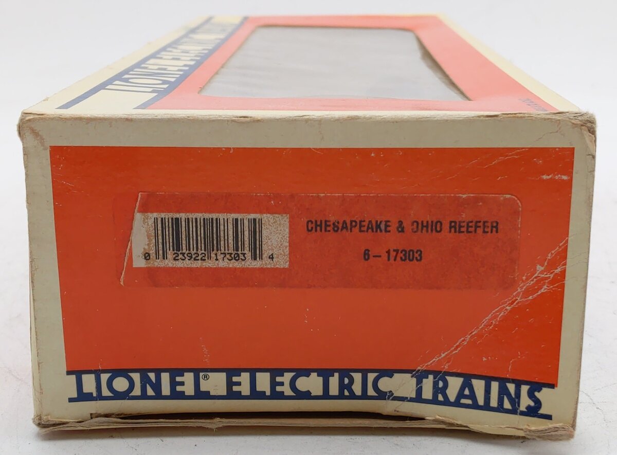 Lionel 6-17303 O Gauge Chesapeake and Ohio Reefer Car #7890 LN/Box