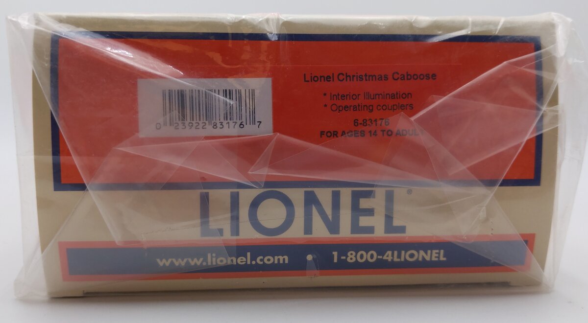 Lionel 6-83176 O Lionel Lines Christmas Caboose LN/Box