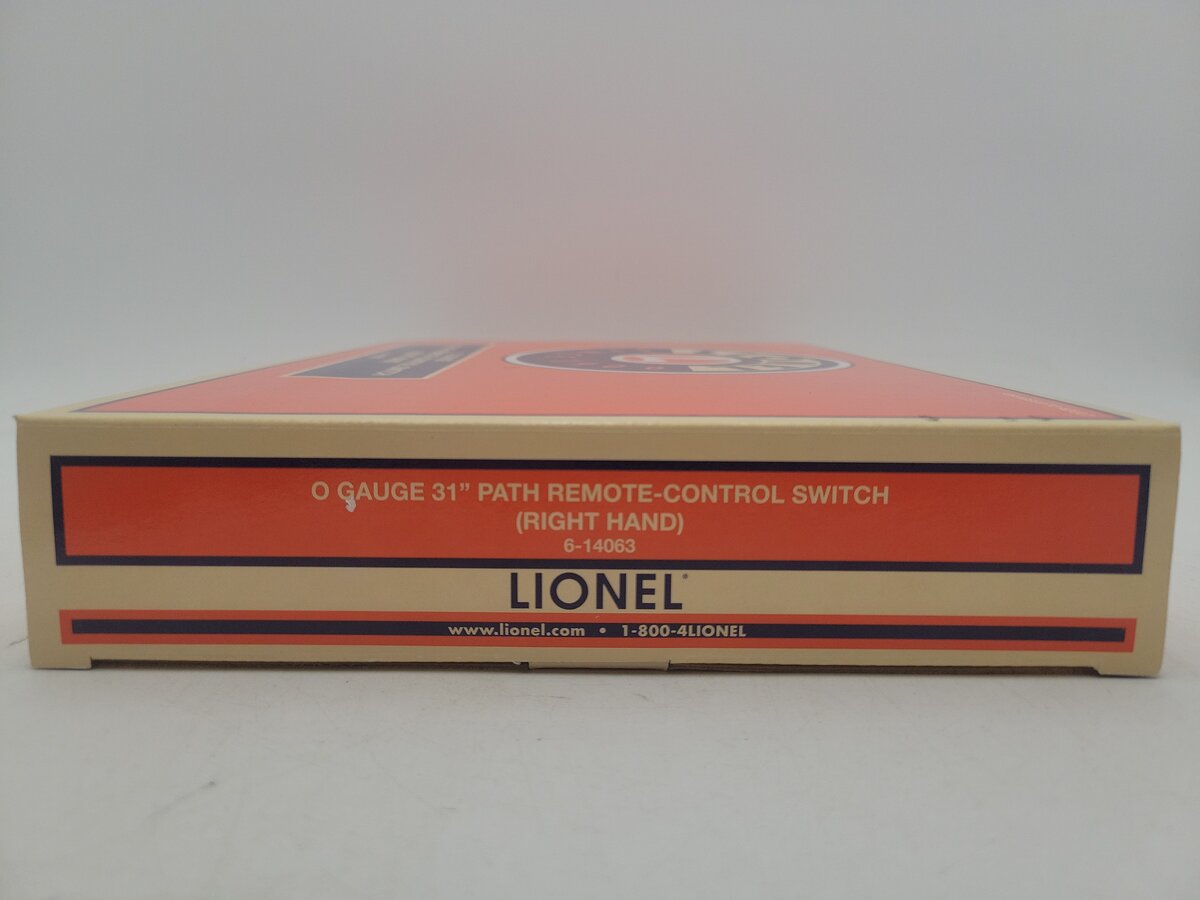 Lionel 6-14063 O 31" Remote-Control 022 Right Hand Switch Turnout EX/Box