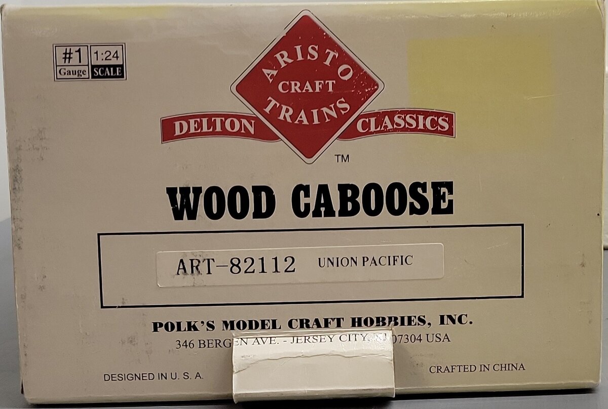 Aristo-Craft 82112 Union Pacific Caboose #3574 (Metal Wheels) LN/Box