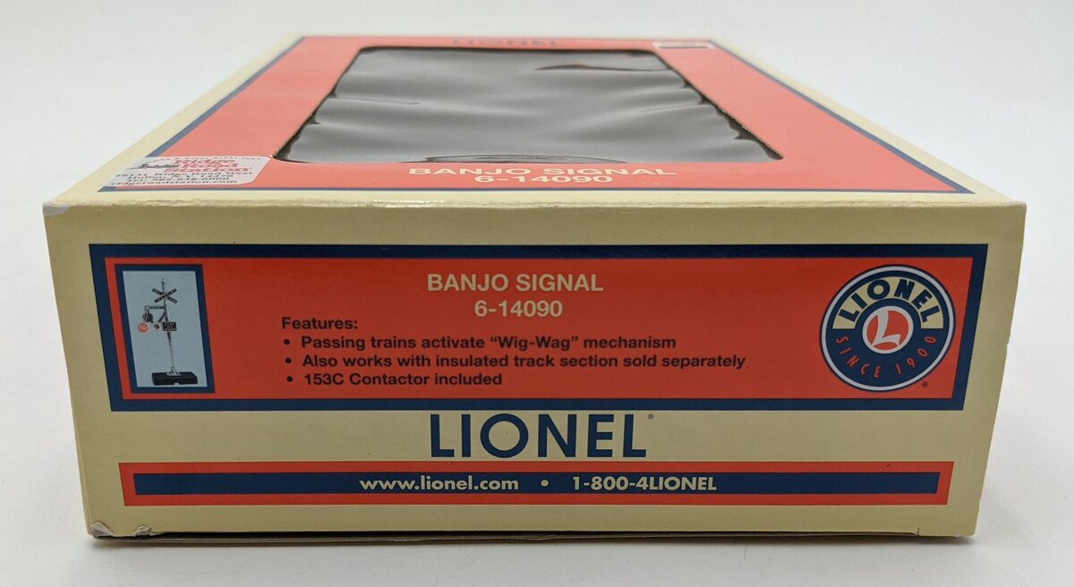 Lionel 6-14090 O Gauge Operating Banjo Signal EX/Box