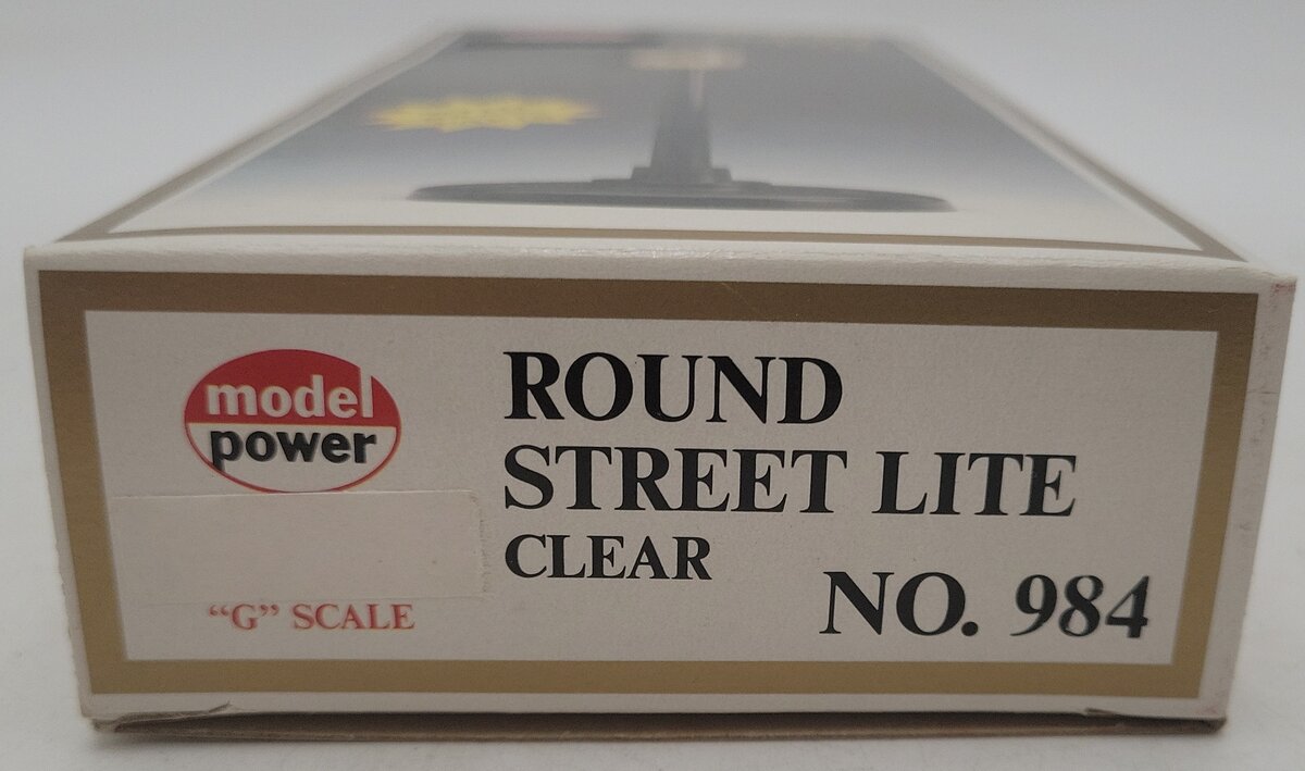 Model Power 984 G Scale Round Head Street Lamp Clear EX/Box