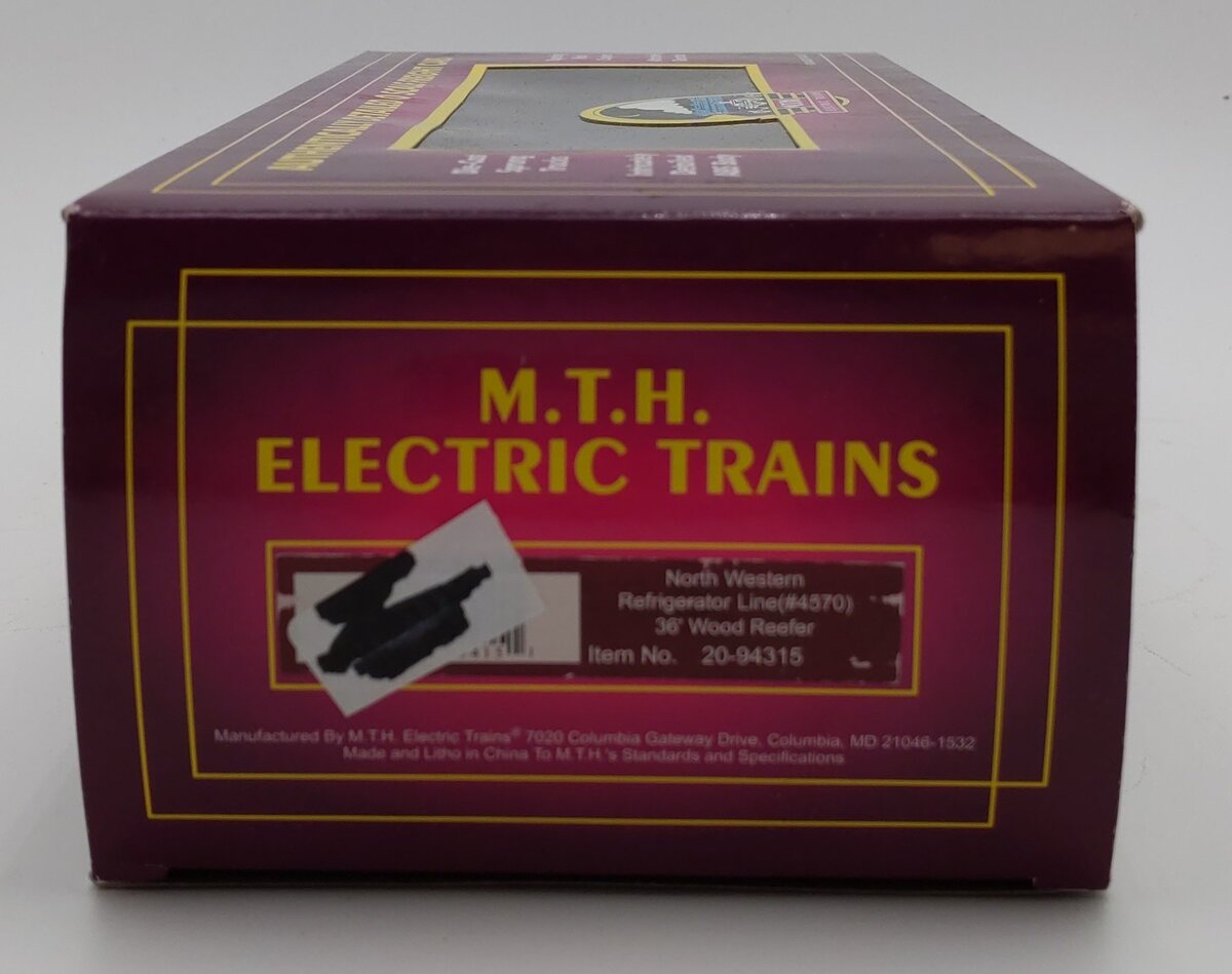 MTH 20-94315 North Western Wood Reefer #4574 LN/Box