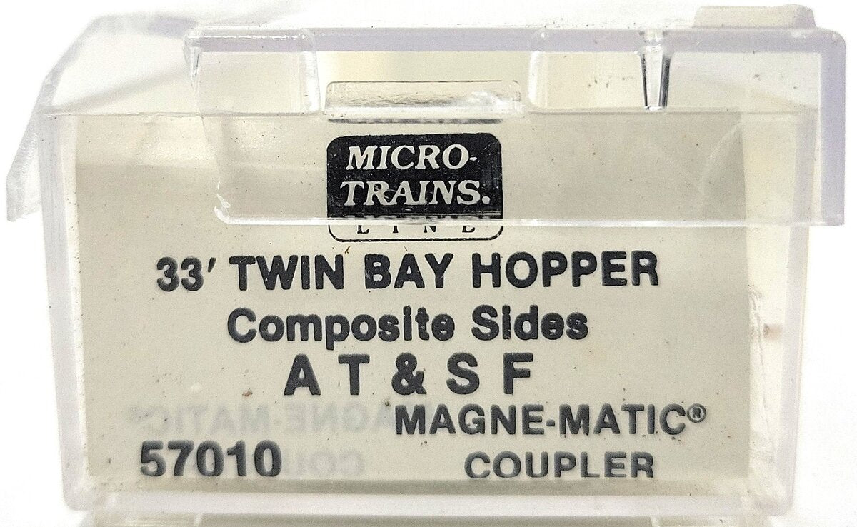 Micro-Trains 05700010 N ATSF 33' Twin Bay Composite Side Hopper #180847 LN/Box