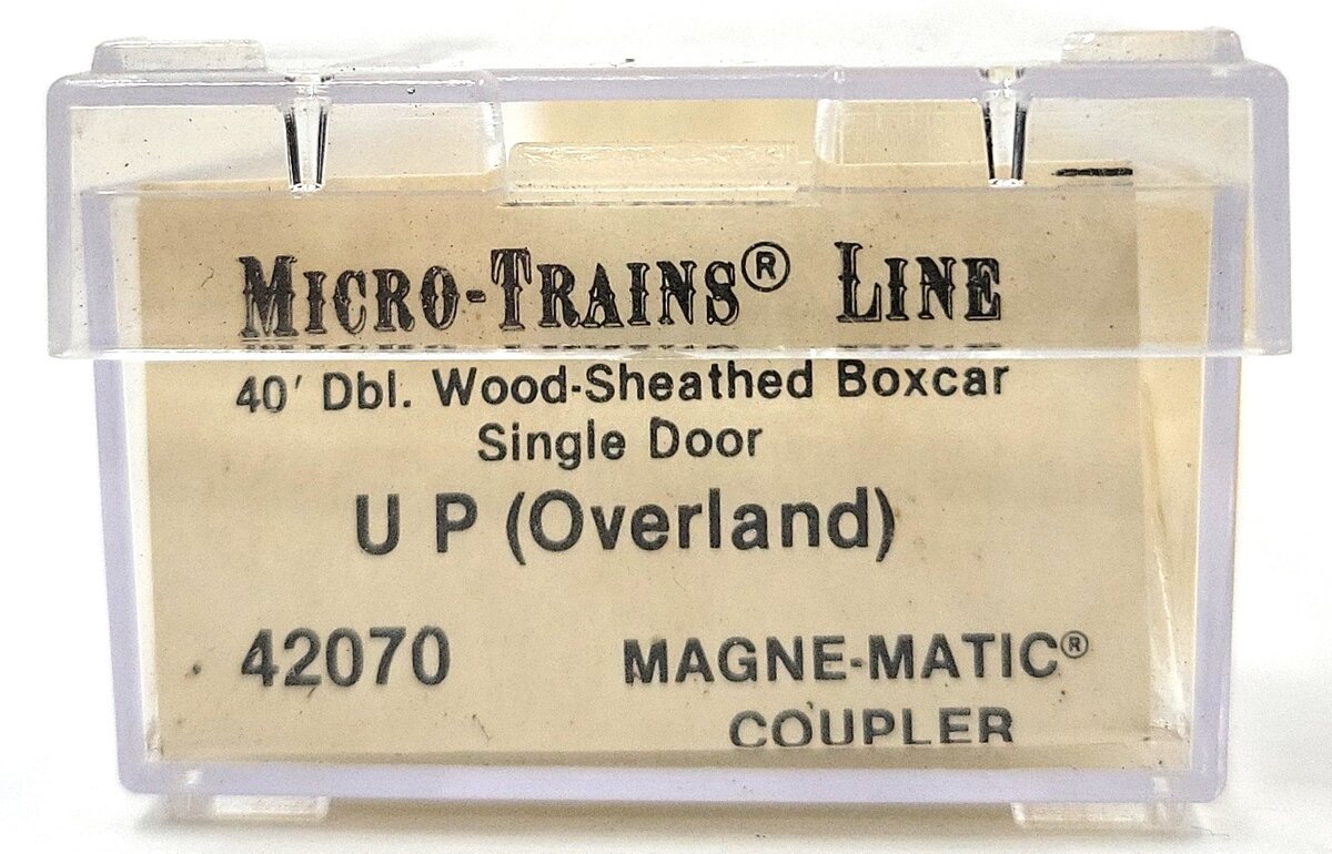 Micro-Trains 04200070 N Union Pacific 40' Double Sheathed Wood Boxcar #100741 EX/Box