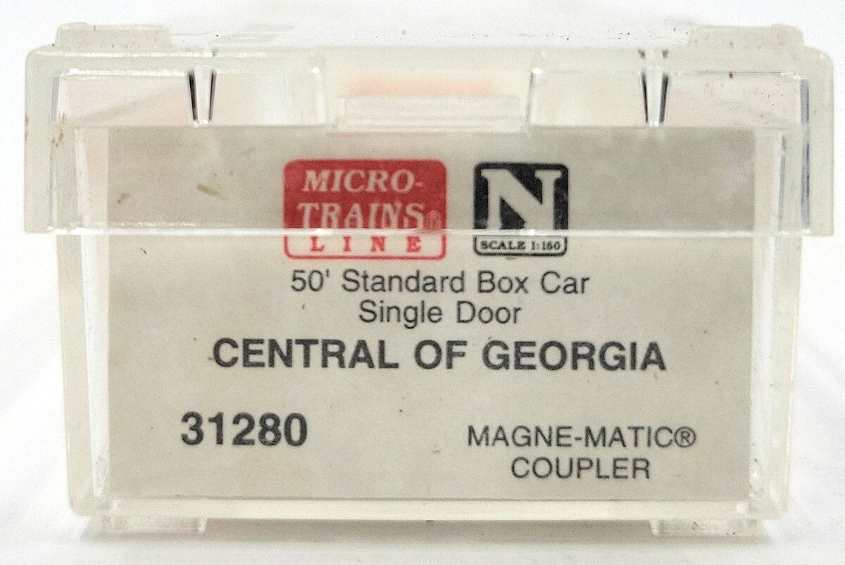 Micro-Trains 03100280 N Central of Georgia 50' Standard Single Door Boxcar #1570 LN/Box