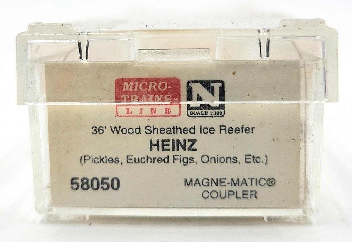 Micro-Trains 05800050 N Scale Heinz 36' Wood Sheathed Ice Reefer #484 LN/Box