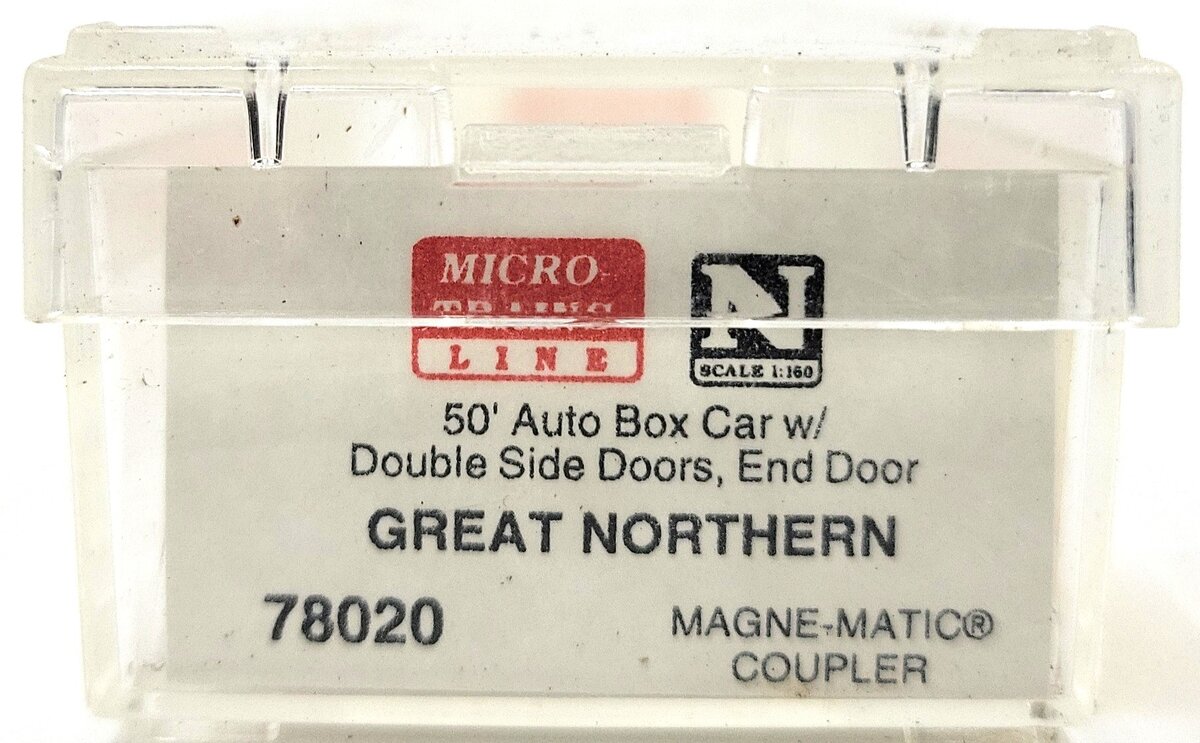 Micro-Trains 07800020 N Great Northern 50' Double Side Door Auto Boxcar #35449 LN/Box