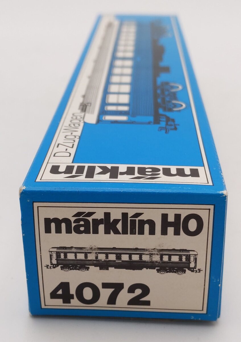 Marklin 4072 HO Scale SJ Passenger Car VG/Box