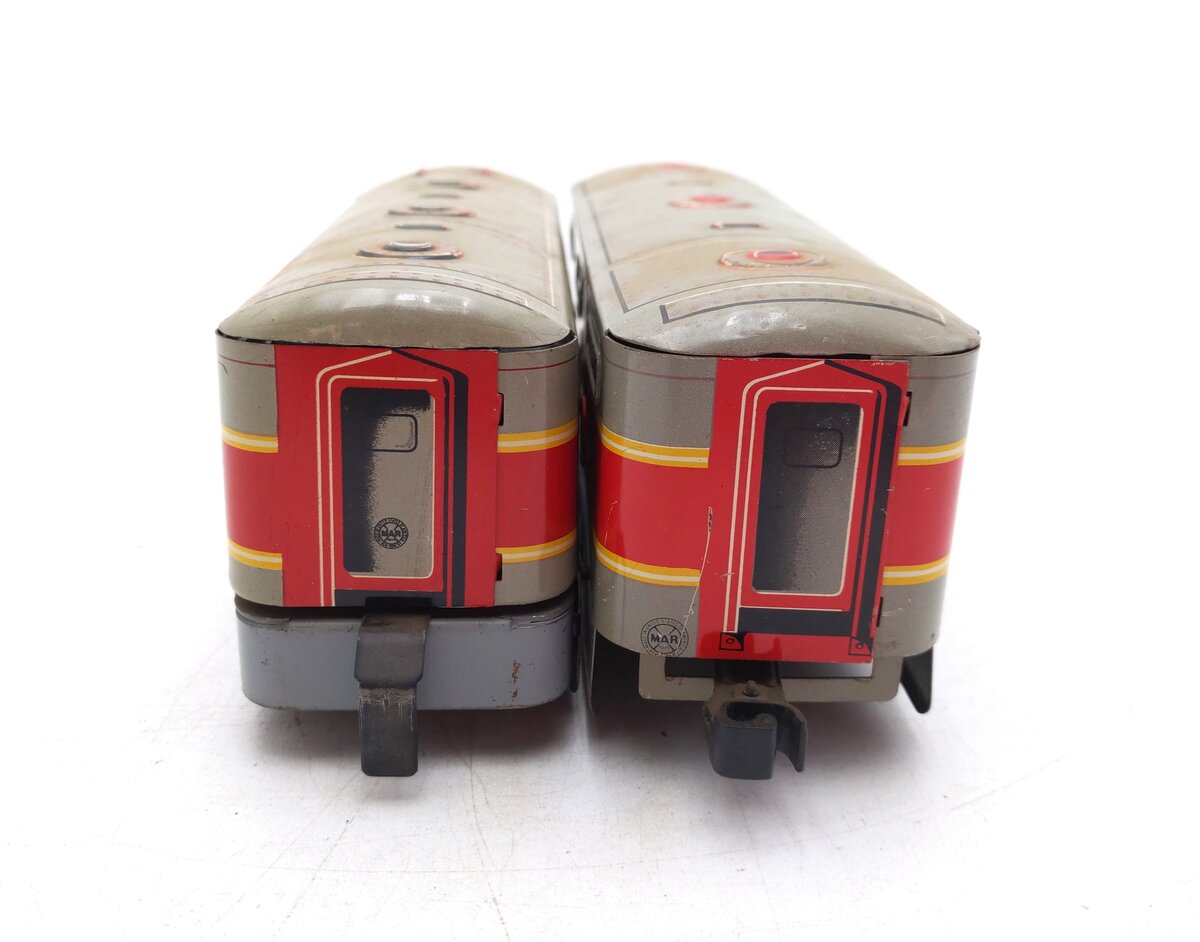 Marx 81F Vintage O Monon AB Diesel Locomotive Set VG