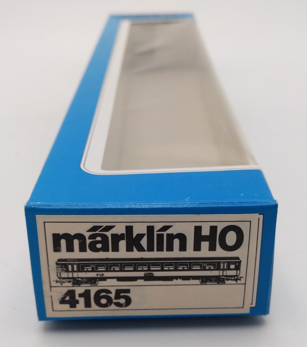 Marklin 4165 HO Scale 2nd Class Intercity Passenger Car #50 84 20-70-813-5 EX/Box