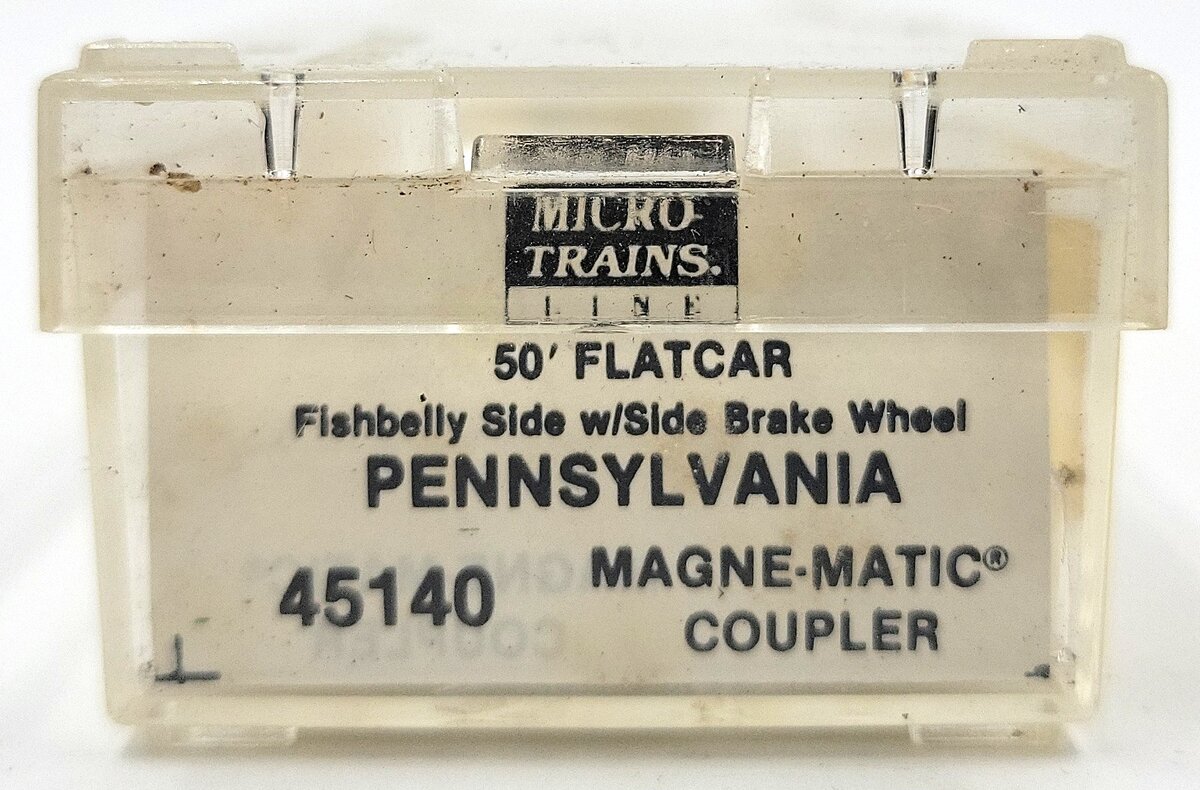 Micro-Trains 04500140 N Pennsylvania 50' Fishbelly Side Flatcar #470182 EX/Box