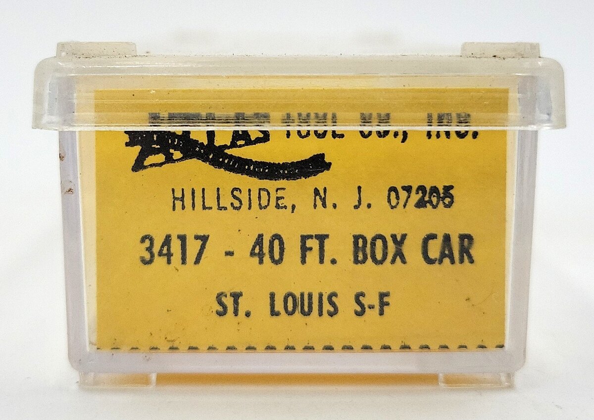 Atlas 3417 N St. Louis San Francisco Box Car #16302 LN/Box