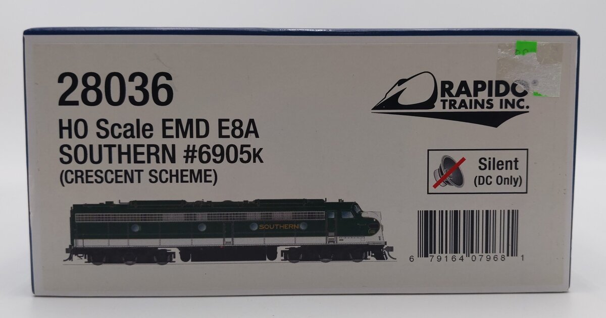 Rapido Trains 28036 HO Southern Crescent EMD E8A Diesel Locomotive #6905K EX/Box