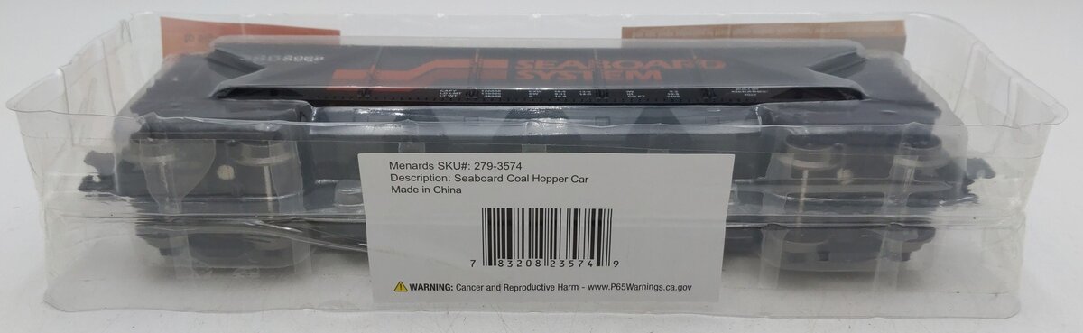 Menards 279-3574 Seaboard Coal Hopper Car #8968 MT/Box