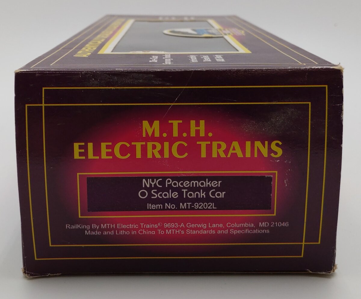 MTH 20-9202 O NYC Pacemaker Single Dome Tank Car #1750 EX/Box