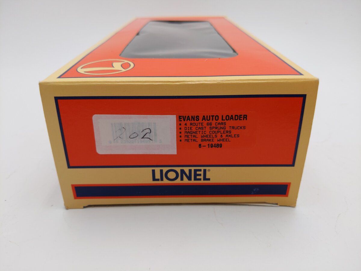 Lionel 6-52474 LOTS 2008 New York Central Evans Auto Loader W/ 4 Autos LN/Box