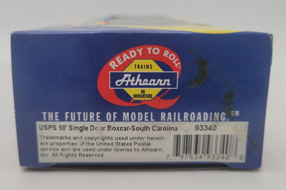 Athearn 93340 HO Scale USPS South Carolina 50' Single Door Boxcar #1788 LN/Box