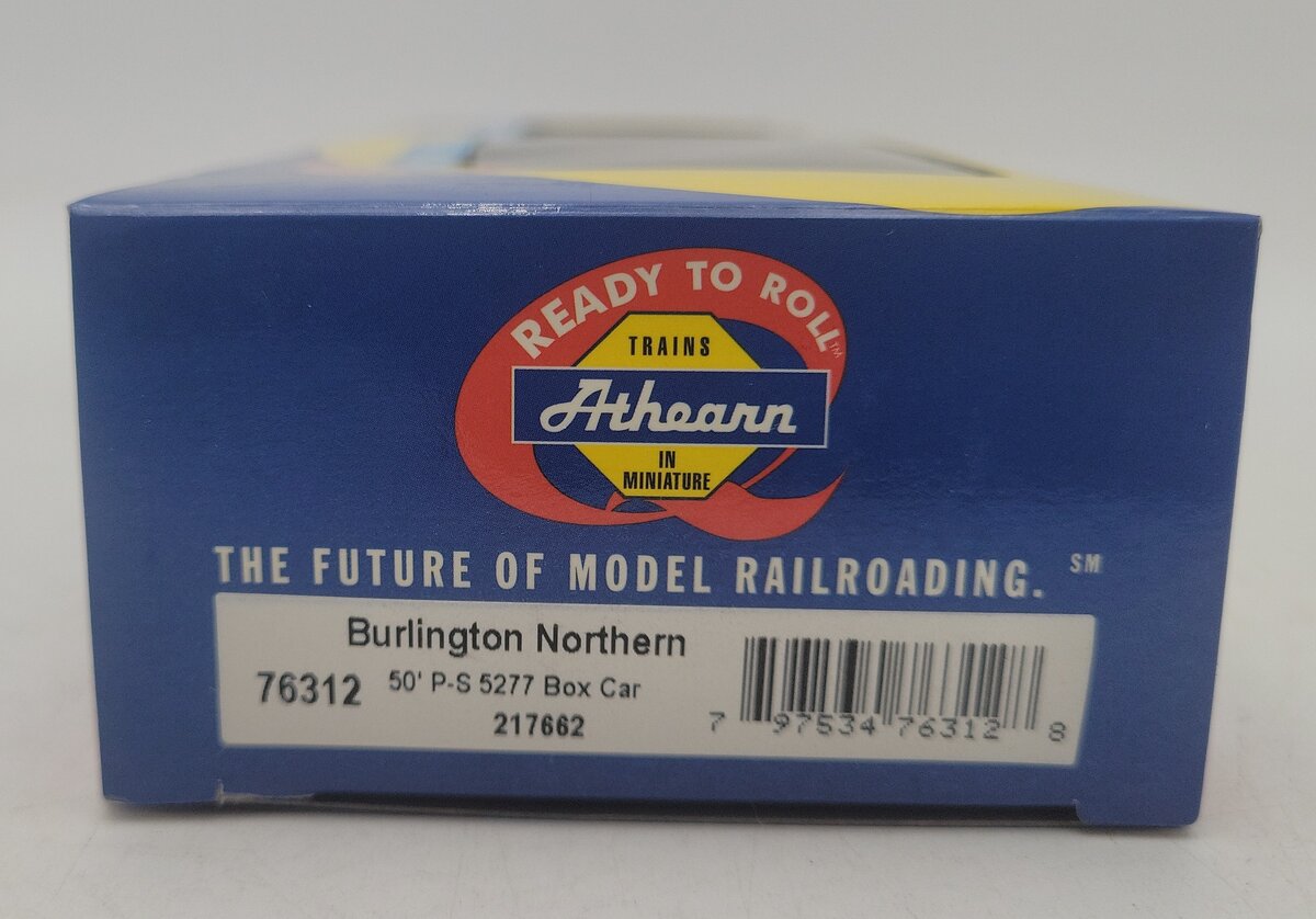 Athearn 76312 HO Scale Burlington Northern 50' PS 5277 Boxcar #217662 LN/Box