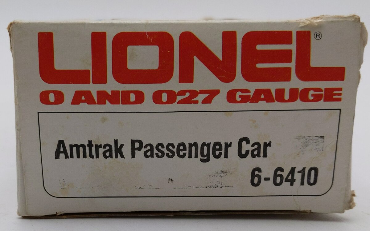 Lionel 6-6410 O Gauge Amtrak Streamlined Pullman Car #6410 EX/Box
