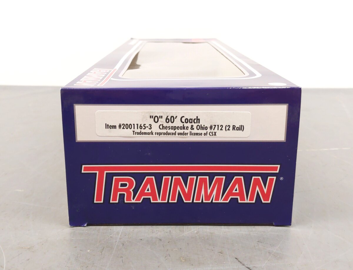 Atlas 2001165-3 O Chesapeake & Ohio Trainman 60' Passenger Coach #712 (2-Rail) LN/Box