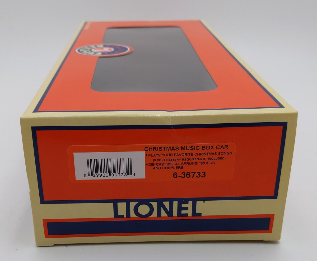 Lionel 6-36733 O Sounds of the Season Christmas Music Boxcar LN/Box