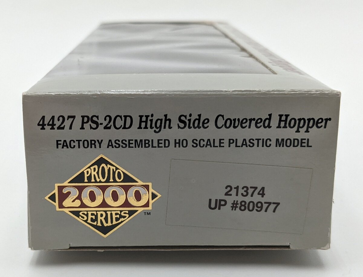 Proto 2000 21374 HO Union Pacific 4427 PS-2CD High Side Covered Hopper #80977 LN/Box