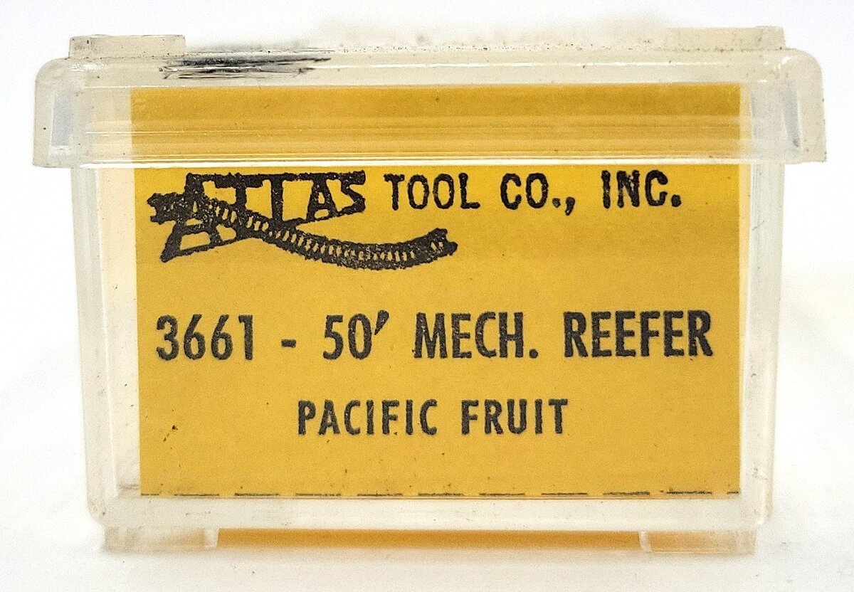 Atlas 3661 N Scale 50' Pacific Fruit Express Mechanical Reefer #300171 EX/Box