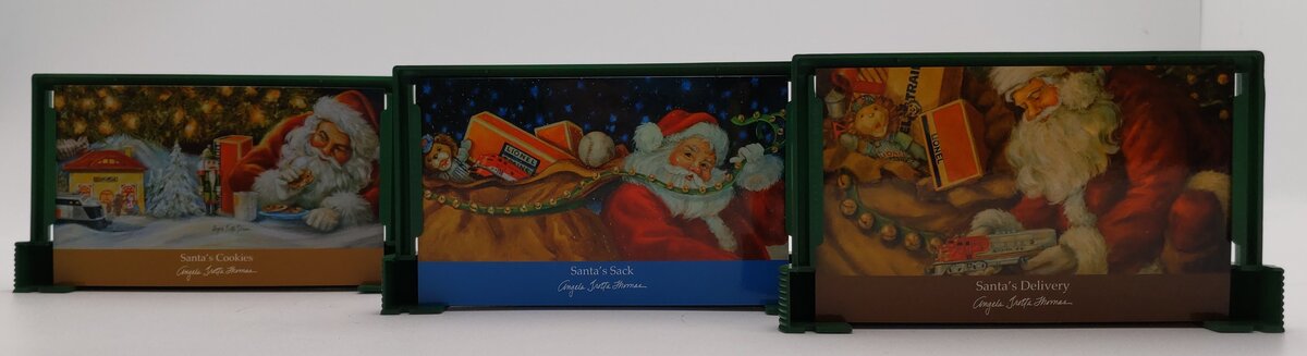 Lionel 2230150 O Angela Trotta Thomas Christmas Billboard (Set of 6) LN/Box