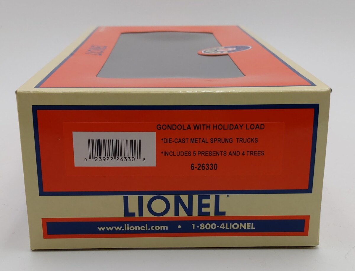 Lionel 6-26330 Christmas Gondola with Trees & Presents EX/Box