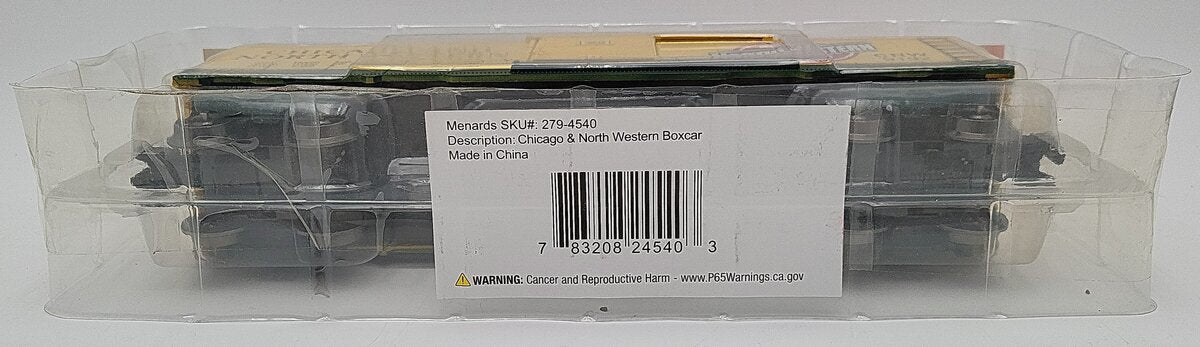 Menards 279-4540 O Chicago & North Western Boxcar NIB