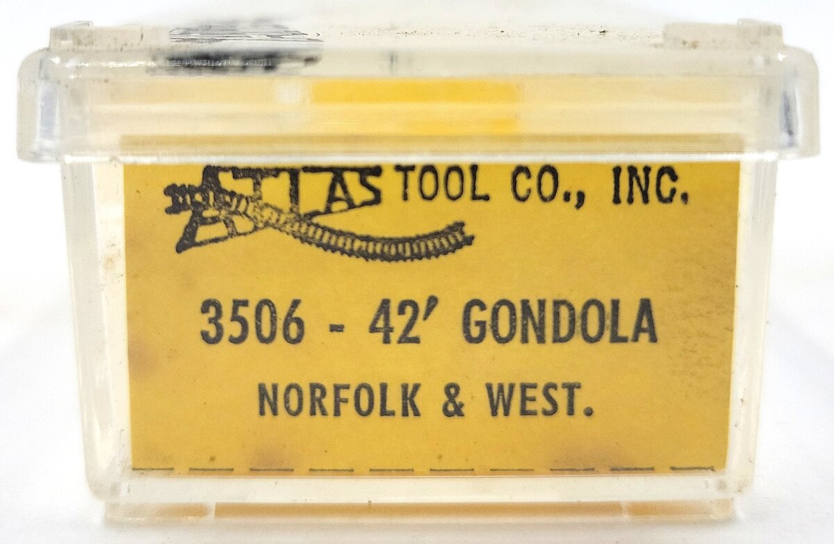 Atlas 3506 N Scale Norfolk & Western Gondola w/ Custom Load EX/Box