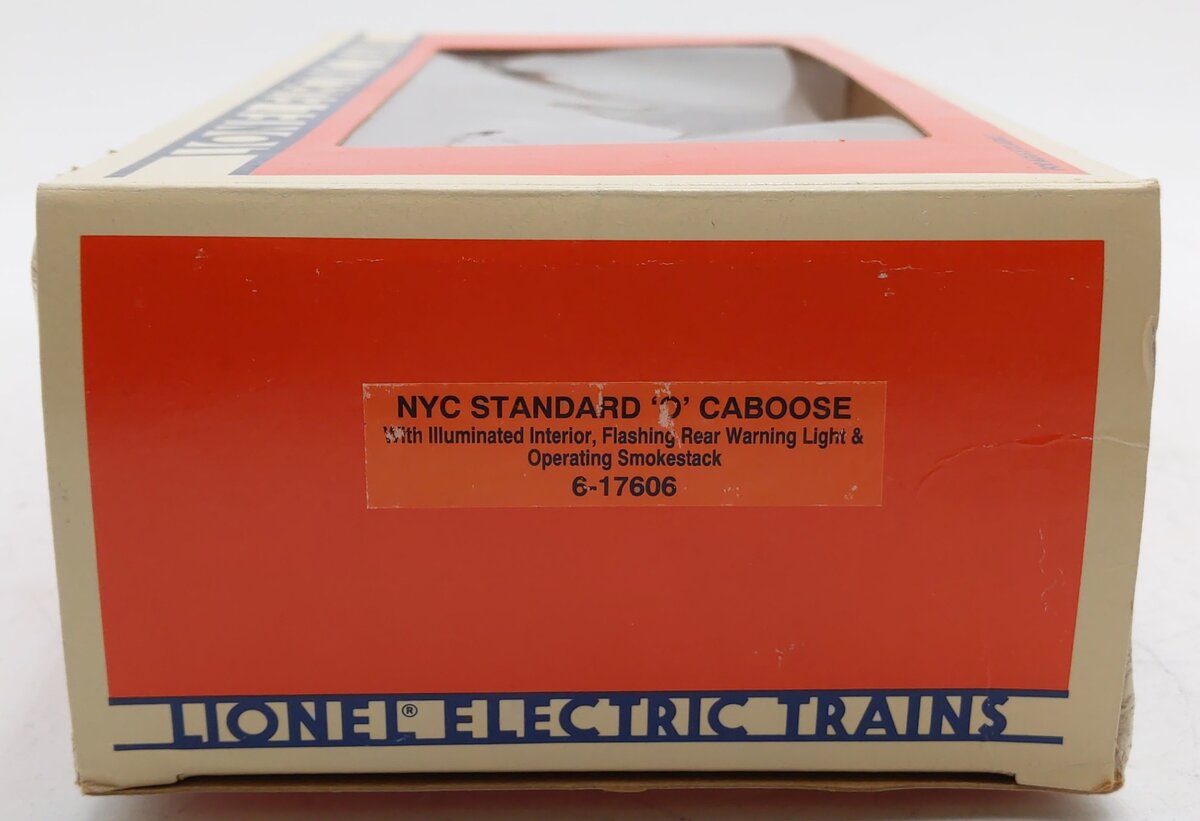 Lionel 6-17606 O Gauge New York Central Illuminated Caboose w/ Smoke EX/Box