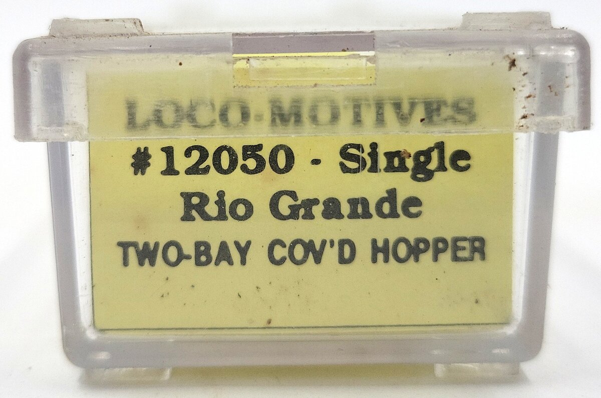 Loco-Motives 12050 N Scale Rio Grande 2-Bay Covered Hopper #18400 EX/Box