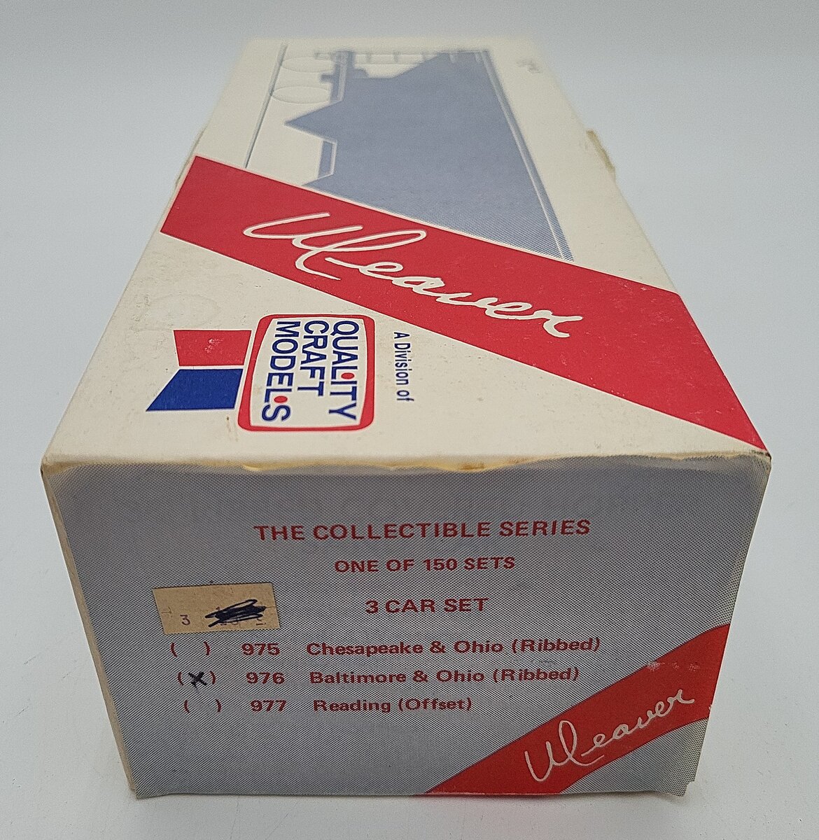 Weaver O Scale Baltimore and Ohio Hopper Car #46275 2-Rail VG/Box