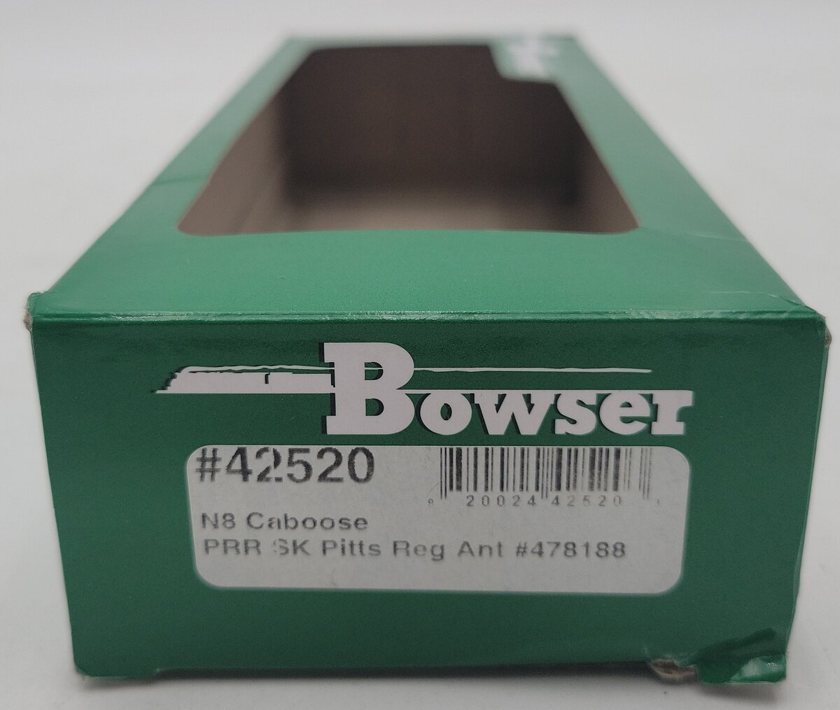 Bowser 42520 HO Pennsylvania Railroad N8 Caboose w/ Antenna #478188 LN/Box
