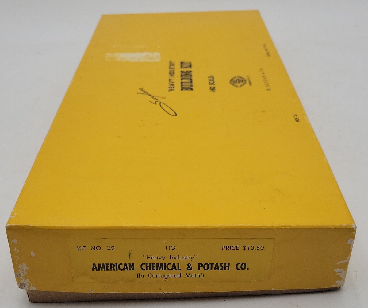 Suydam 22 HO Scale American Chemical and Potash Co. Model Building Kit/Box