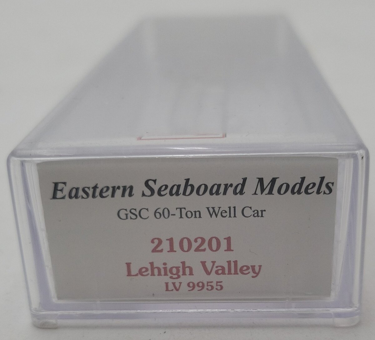 Eastern Seaboard Models 210201 N Scale Lehigh Valley GSC 60-Ton Well Car #9955 NIB