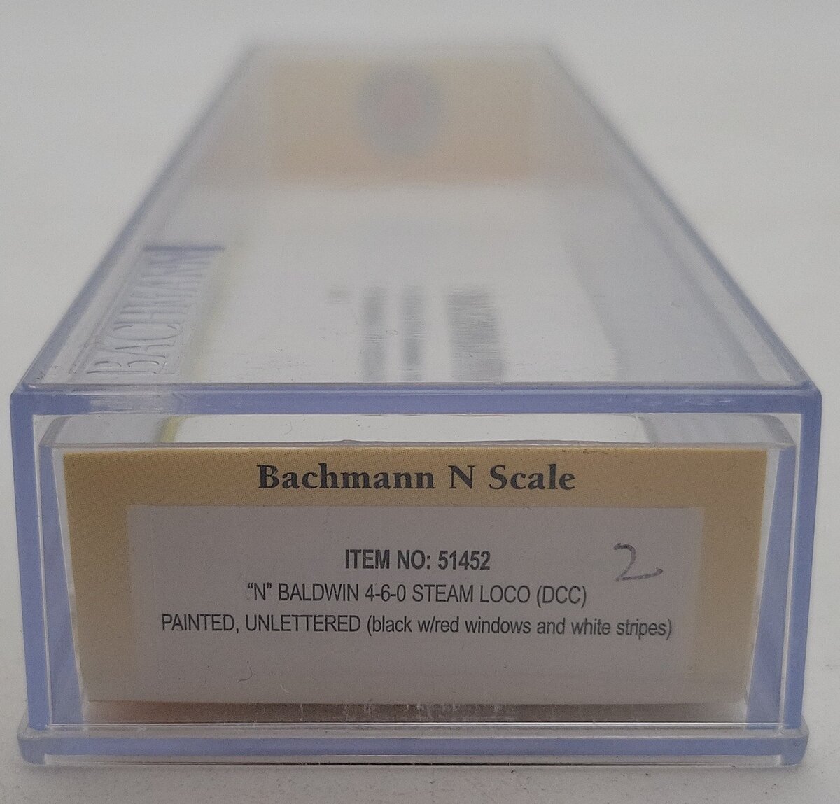 Bachmann 51452 N Painted 4-6-0 Steam Locomotive w/DCC- Custom LN/Box