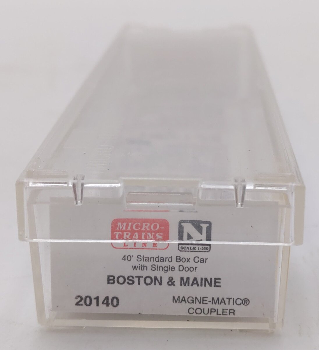 Micro-Trains 20140 N Scale Boston & Maine 40' Standard Single Door Boxcar #74406 LN/Box