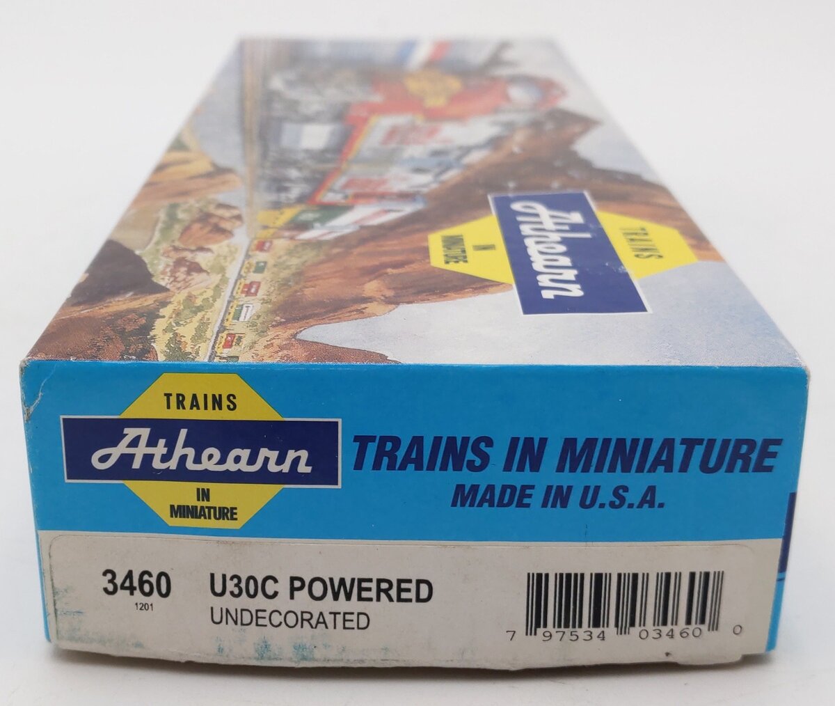 Athearn 3460 HO Scale Undecorated U30C Diesel Locomotive EX/Box